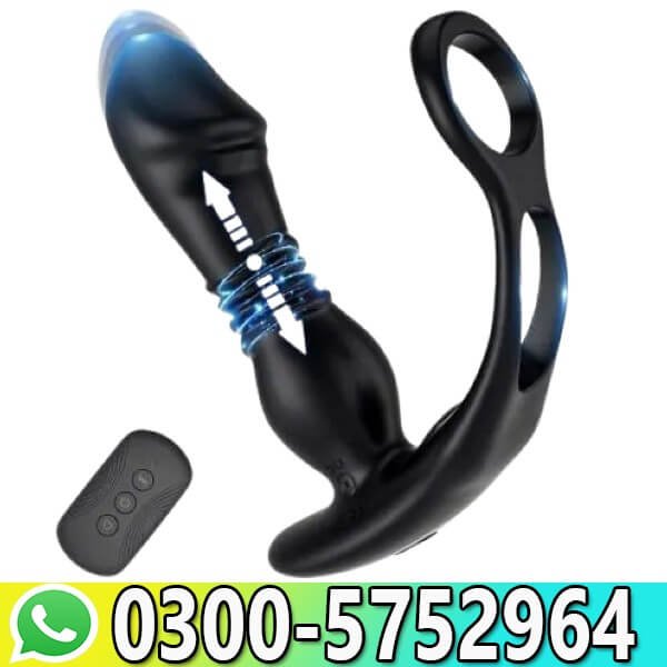 Thrusting Prostate Massager With Dual Rings In Pakistan